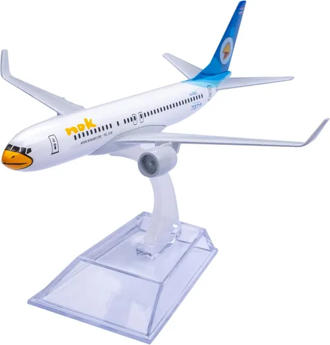 Vista 5 de Modelo a escala 1:400 737 Modelo de avión de metal fundido a troquel para regalo (Whitebird)