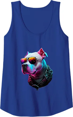 Vista 9 de Dogo Argentino Dogs Dogo Argentinos - Camiseta sin mangas, Negro