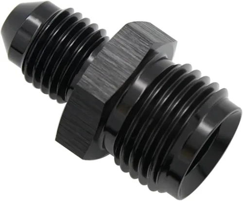 Vista 3 de Adaptador de ajuste de tubo de aluminio -4AN AN4 macho acampanado a rosca macho de 5/8 x 18 con asiento invertido, conector acampanado invertido