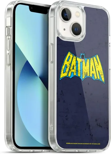 Vista 50 de Head Case Designs Funda de gel con licencia oficial de Batman DC Comics Bat Signal Logos [protección de grado militar] compatible con Apple iPhone 7