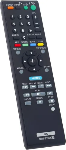 Vista 2 de Reemplazo de control remoto RMT-B105A RMTB105A para Sony Blu-ray Disc DVD Player BDP-BX2 BDPBX2