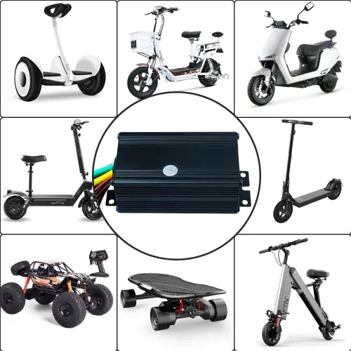 Vista 3 de FLIPSKY 75100 FOC 75V 100A solo ESC con PCB de aluminio basado en VESC para monopatín eléctrico/scooter/controlador de velocidad de Ebike