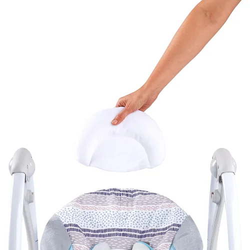 Vista 6 de Ingenuity - Columpio portátil compacto y ligero para bebés con música, sonidos de la naturaleza y tecnología de ahorro de baterías - Abernathy, 0-9