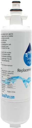 Vista 2 de Paquete de 6 filtros de agua de repuesto para refrigerador Home Depot HDX 107018, compatible con el cartucho de filtro de agua para refrigerador