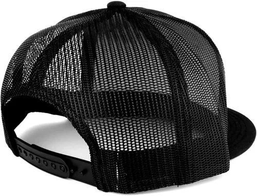 Vista 3 de Flexfit Oversize XXL Gorra de malla con diseño de bandera estadounidense bordada de 5 paneles