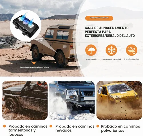 Vista 7 de Soporte magnético mejorado para llaves debajo del coche con acolchado