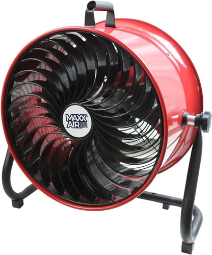 Vista 4 de MaxxAir HVFF16T RED UPS Ventilador de suelo, 16 pulgadas, alta velocidad, UPS