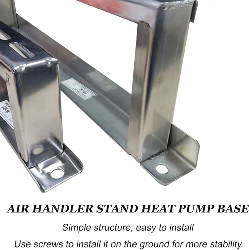 Vista 6 de Soporte para manipulador de aire, base de bomba de calor, soporte de suelo para aire acondicionado mini dividido sin conductos, soporte