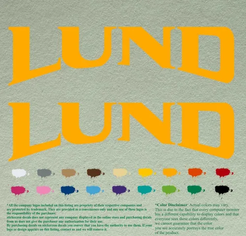 Vista 11 de Pair Lund - Calcomanías de vinilo de repuesto compatibles con lancha, motor fuera de borda, juego de 2 (12 pulgadas, negro 070)