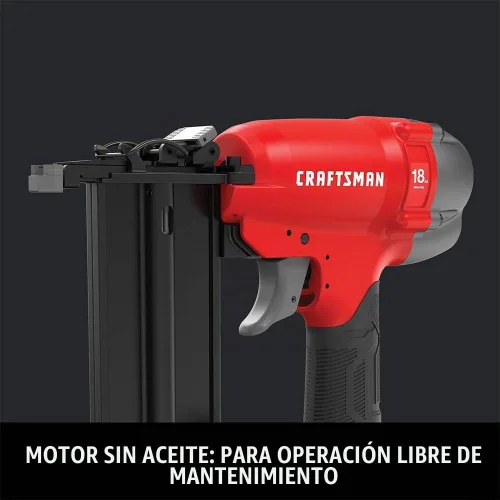 Vista 4 de CRAFTSMAN Brad Nailer, 18GA, pistola de clavos neumática (CMPBN18K)