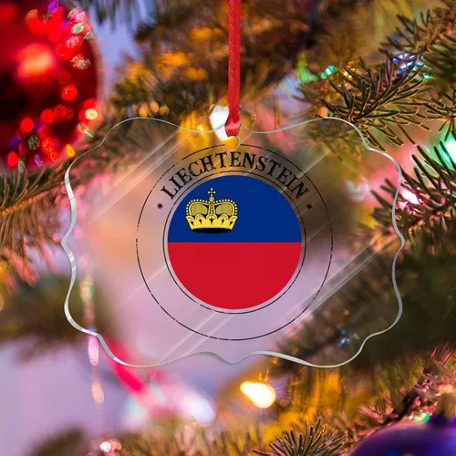 Vista 10 de Adorno de silueta de bandera de Islandia para decoración del árbol de Navidad, bandera nacional, recuerdo divertido de Navidad, decoración colgante