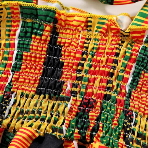 Vista 7 de YOUNGER TREE - Conjunto de ropa para bebé, diseño africano Dashiki Ankara