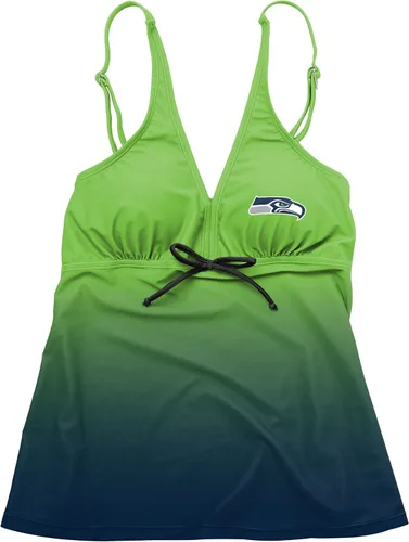Vista 413 de FOCO Women's NFL Team Logo Ladies Bathing Swim Wear Suit