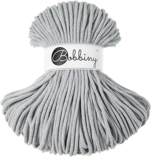 Vista 5 de Bobbiny Cordón trenzado de macramé prémium de 0.197 in (rubor), 108 yardas/330 pies (100% algodón reciclado)