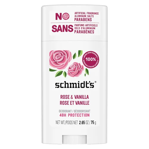 Vista 7 de Desodorante natural libre de aluminio Schmidt's para protección contra el olor y frescura durante 24 horas, Bergamota + Lima vegano, certificado