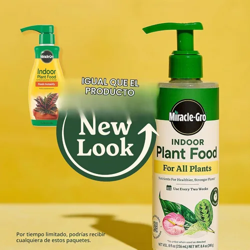 Vista 2 de Miracle-Gro - Alimento para plantas de interior para todas las plantas, 8 onzas líquidas (paquete de 2)