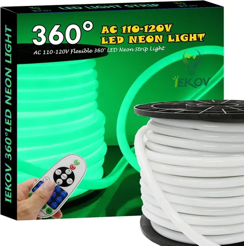 Vista 6 de Adaptador de fuente de alimentación con receptor IR+23 teclas de control remoto para 360° LED NEON Light (16.4 ft-65.6 ft)
