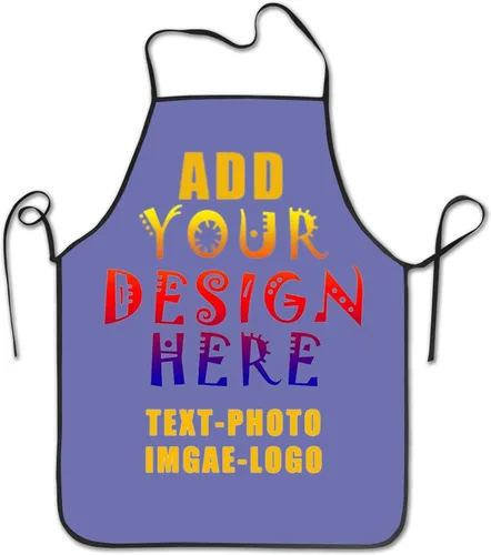 Vista 37 de Delantal personalizado personalizado para mujeres y hombres, delantales de cocina para cocinero, nombre personalizado, texto, logotipo, imagen