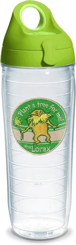 Vista 16 de Tervis Vaso aislado de doble pared Dr. Seuss™ Lorax hecho en Estados Unidos mantiene las bebidas frías y calientes, 16 onzas, planta un árbol