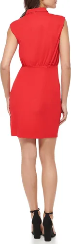 Vista 3 de GUESS Vestido tipo camiseta con botones para mujer