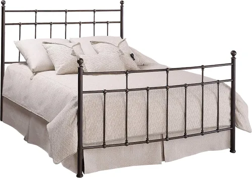 Vista 3 de Hillsdale Furniture Providence - Juego de cama con rieles, tamaño individual, bronce antiguo