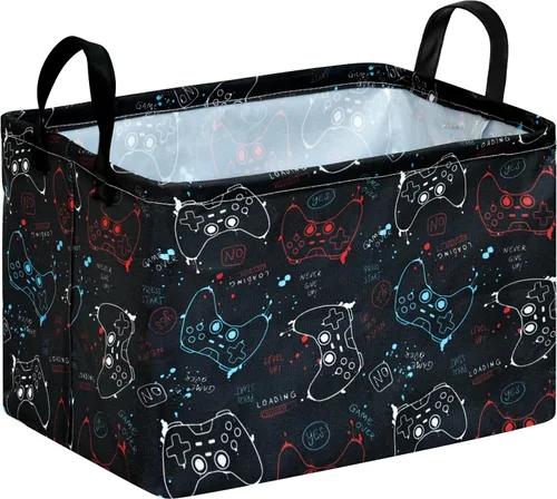 Vista 29 de Rec - Cesta de almacenamiento de fantasmas de Halloween, plegable, organizador de regalo, cestas para almacenamiento en el hogar y la cocina. Boo