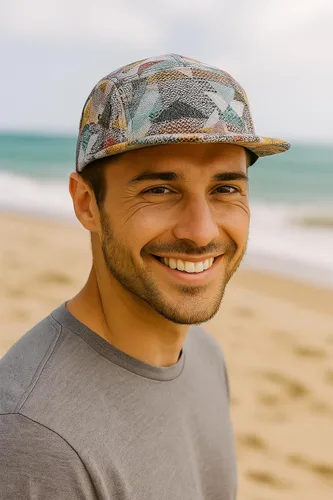 Vista 134 de Gorra de 5 paneles Diseños únicos multicolor Gorras para hombres y mujeres Grande o XL