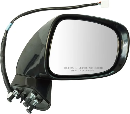 Vista 111 de TRQ Cubierta cromada del espejo manual del lado del pasajero, acabado liso para Volvo VNL 2004-2014