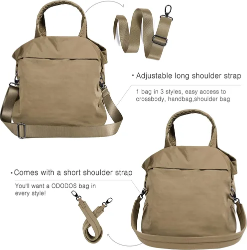 Vista 3 de ODODOS Bolsos Hobo Multi 20 con 2 correas para mujer bolsos de mano bolsos cruzados