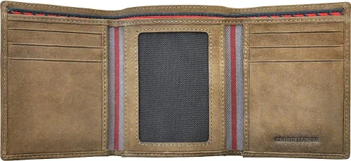 Vista 2 de Rawlings Doble Steal Trifold para hombre, marrón, talla única, Marrón, Doble robo triple
