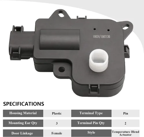 Vista 2 de Actuador de puerta de mezcla de temperatura 604-001 para Jeep Grand Cherokee 1999-2004, con control automático de temperatura, 4.0/4.7L
