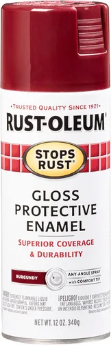 Vista 58 de Rust-Oleum 7776830 - Pintura en aerosol para prevención del óxido, 12 onzas, negro plano