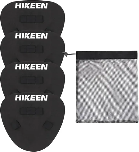 Vista 8 de Hikeen 2 Packs Baseball Training Gloves Infield Training Gloves Pancake Glove Softhands Baseball Fielding Trainer Flat Glove Two-Hands
