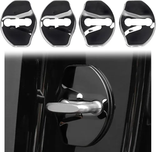 Vista 8 de Compatible con 2026 2025 Tesla Model Y Juniper - Protector de silicona para cerradura de puerta, compatible con 2017-2026 Modelo 3 (Highland)