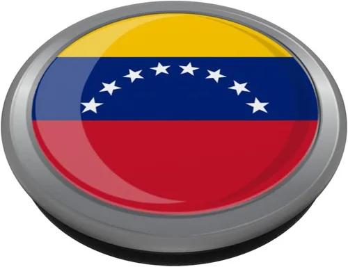 Vista 2 de Bandera venezolana del orgullo venezolano PopSockets intercambiable PopGrip