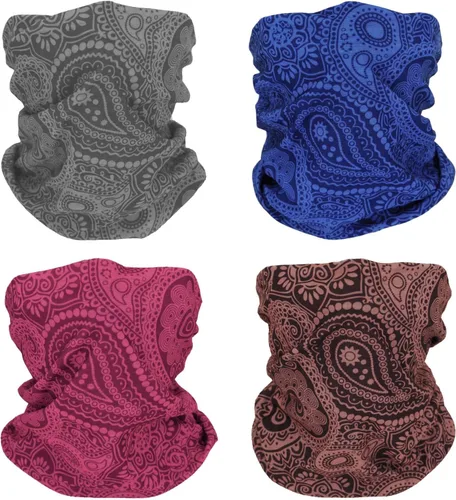 Vista 17 de 4 bandanas multiusos para mujeres y hombres