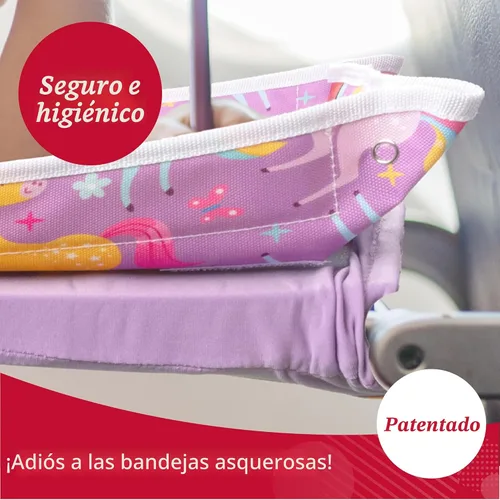 Vista 4 de Lusso Gear Funda de mesa con bandeja de avión – Organiza los artículos esenciales de viaje para niños – Bolsillos de aperitivos y juguetes