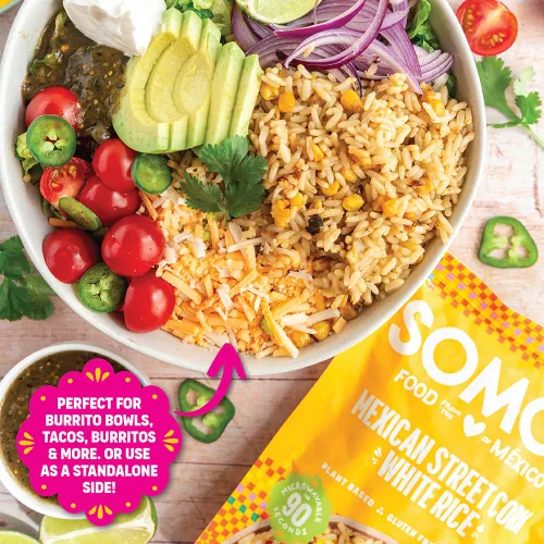 Vista 5 de SOMOS Arroz Blanco de Elote Callejero Mexicano, 8.8 OZ