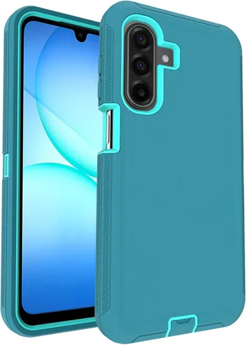 Vista 15 de Funda para teléfono Samsung Galaxy A16 5G, 3 capas de protección contra caídas de 16 pies, con cubierta de puerto a prueba de polvo, funda