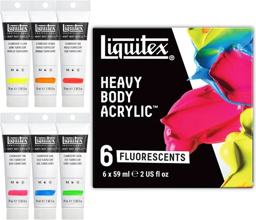 Vista 13 de Juego de 4 acrílicos Liquitex profesionales de cuerpo de pesado