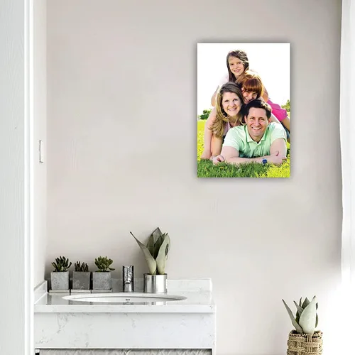 Vista 2 de Impresiones en lienzo personalizadas con tus fotos, lienzo personalizado para pared, imágenes personalizadas de 4 x 6 pulgadas, imágenes