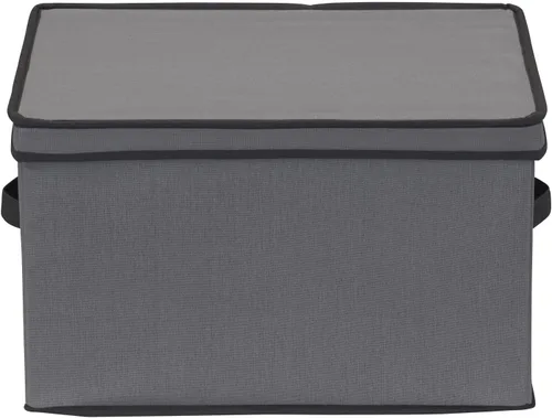 Vista 7 de Household Essentials Caja de almacenamiento para copas con ventana, con tapa, 12 compartimentos de almacenamiento, asas dobles, perfecta