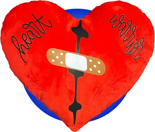 Vista 6 de Almohada personalizada de cirugía cardíaca CHD (tamaño pequeño) – Cojín de cirugía de corazón para bebé – Conciencia de CHD después de la cirugía