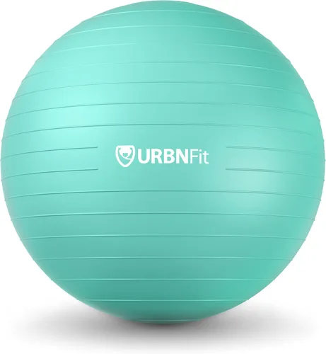 Vista 12 de URBNFit - Pelota de ejercicio, entrenamiento y yoga en varios tamaños, pelota para embarazo y estabilidad, antiestallido, incluye bomba de inflado