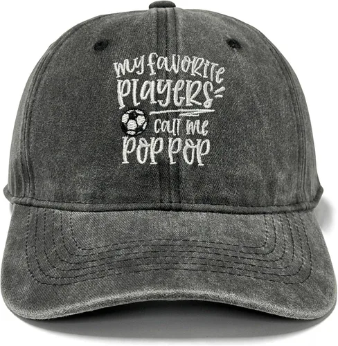Vista 20 de Gorra de béisbol bordada ajustable para hombres y mujeres