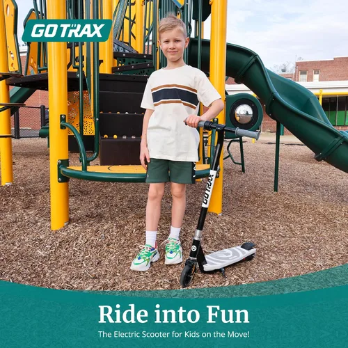 Vista 8 de Gotrax Electric Scooter for Kids 4-7, Max 3 Mile & 6Mph,Thumb Control Negro
