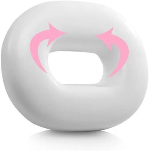 Vista 7 de Healeved Almohada de dona para hemorroides cojín de asiento de coxis de malla negro para mujeres