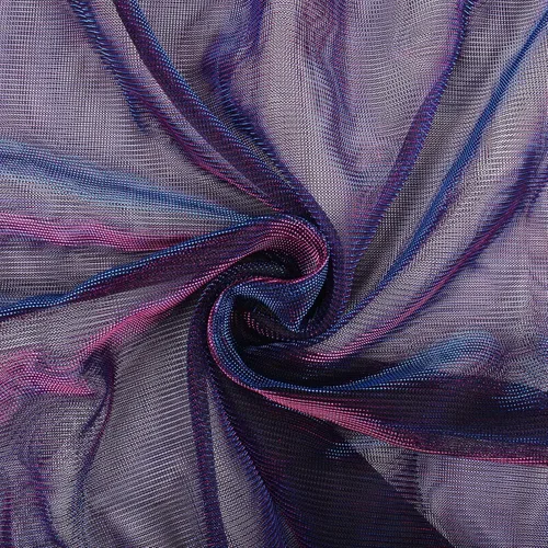 Vista 5 de Kyerivs Camiseta de malla metálica, talla grande, manga corta, transparente, blusa para concierto, traje de rave para mujer