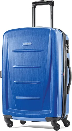 Vista 47 de Samsonite Winfield 2 Equipaje rígido con ruedas giratorias, Carbón vegetal, Grande de 28 pulgadas, a cuadros