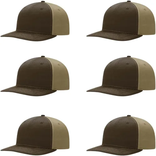 Vista 144 de Richardson 312 Gorra de béisbol ajustable con correa trasera de sarga Paquetes a granel disponibles - Talla única